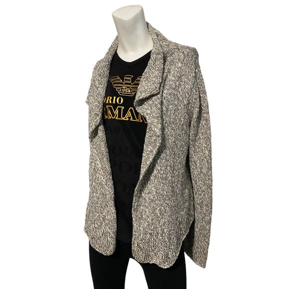 Eileen Fisher Cotton Nubble Marled Knit Open Cardigan Sweater Sz M EUC - Picture 5 of 12